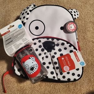 Skip Hop backpack and waterbottle